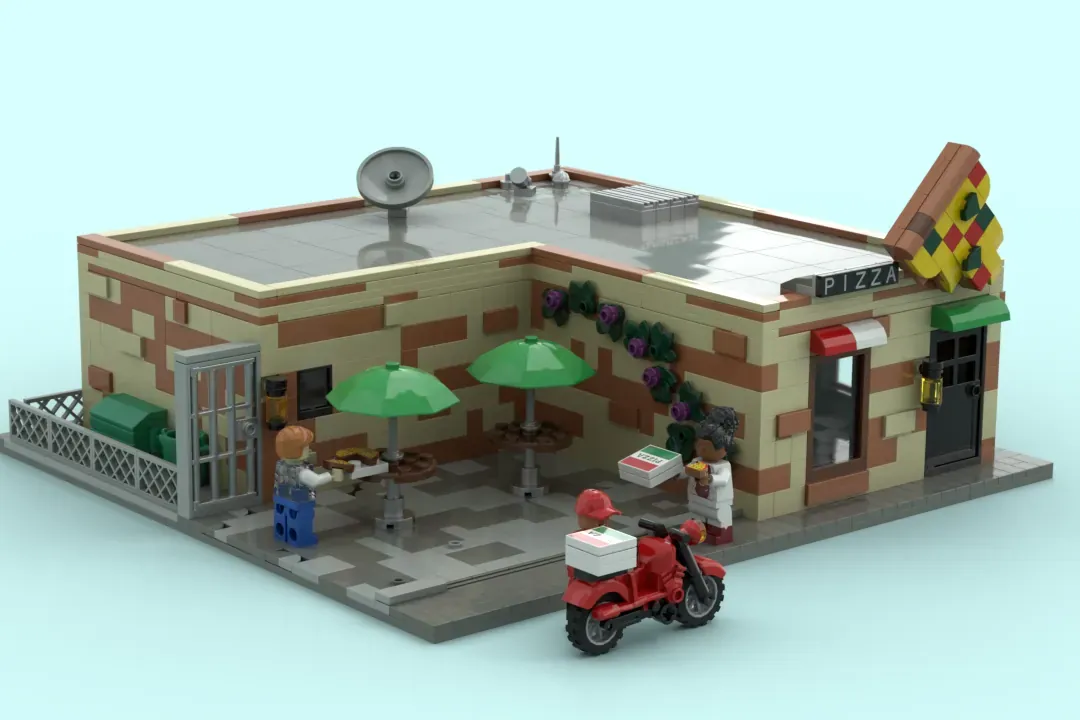 Pizza best sale shop lego