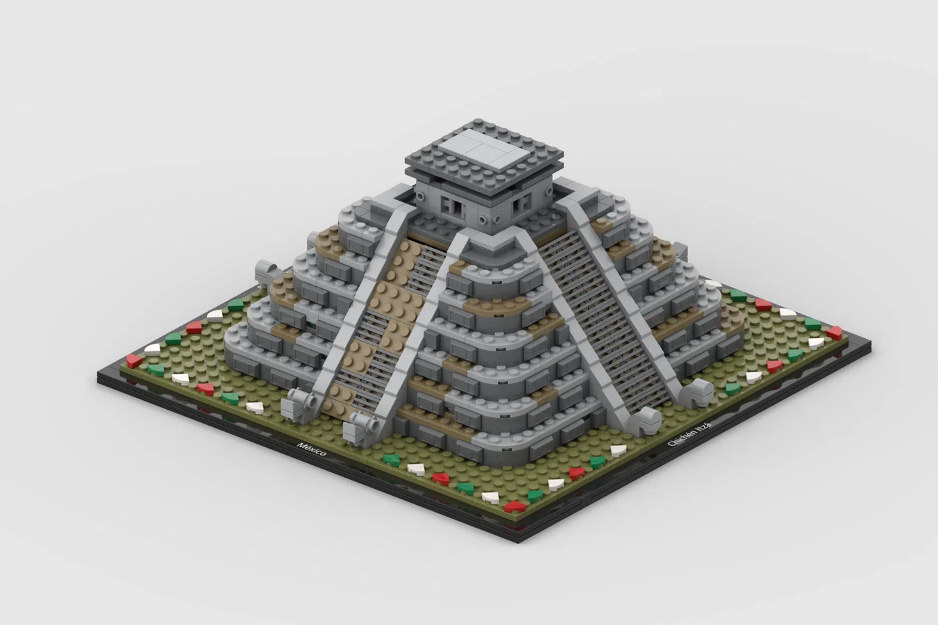 LEGO IDEAS Maya Temple "El Castillo" in Chichen Itza One of the New