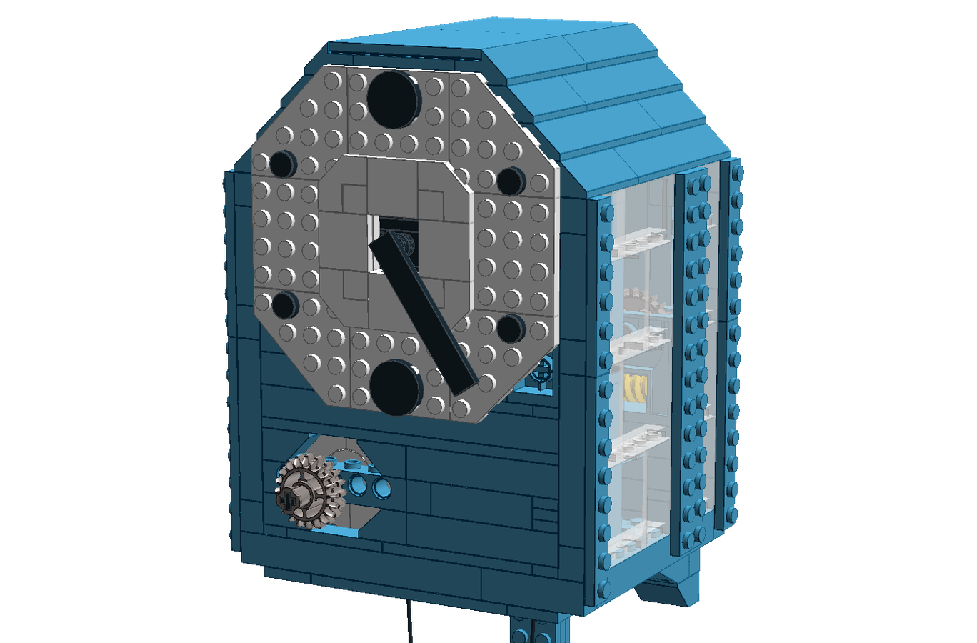 LEGO IDEAS Improved Working Pendulum Clock