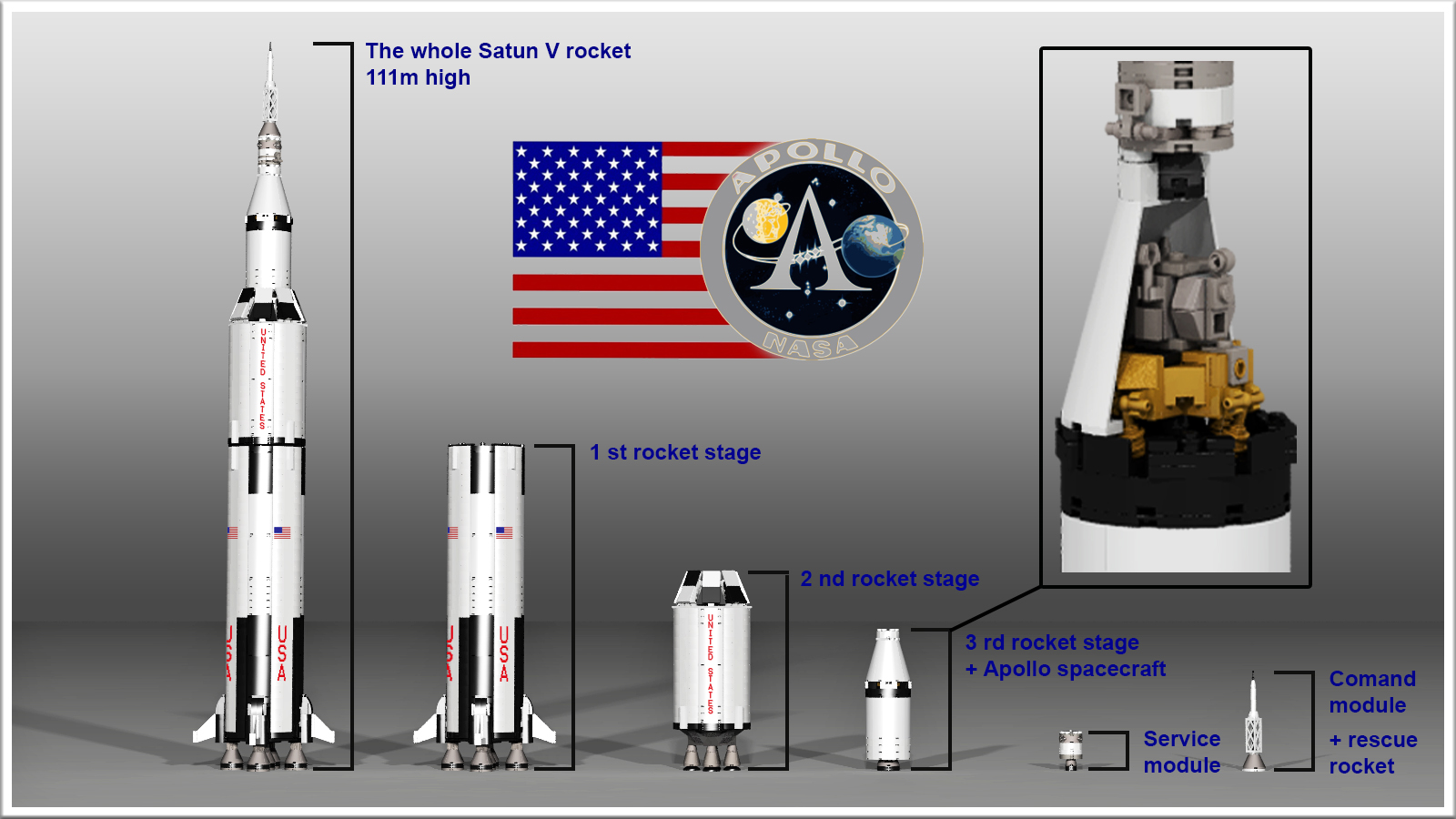 LEGO IDEAS - Apollo 11 Saturn-V