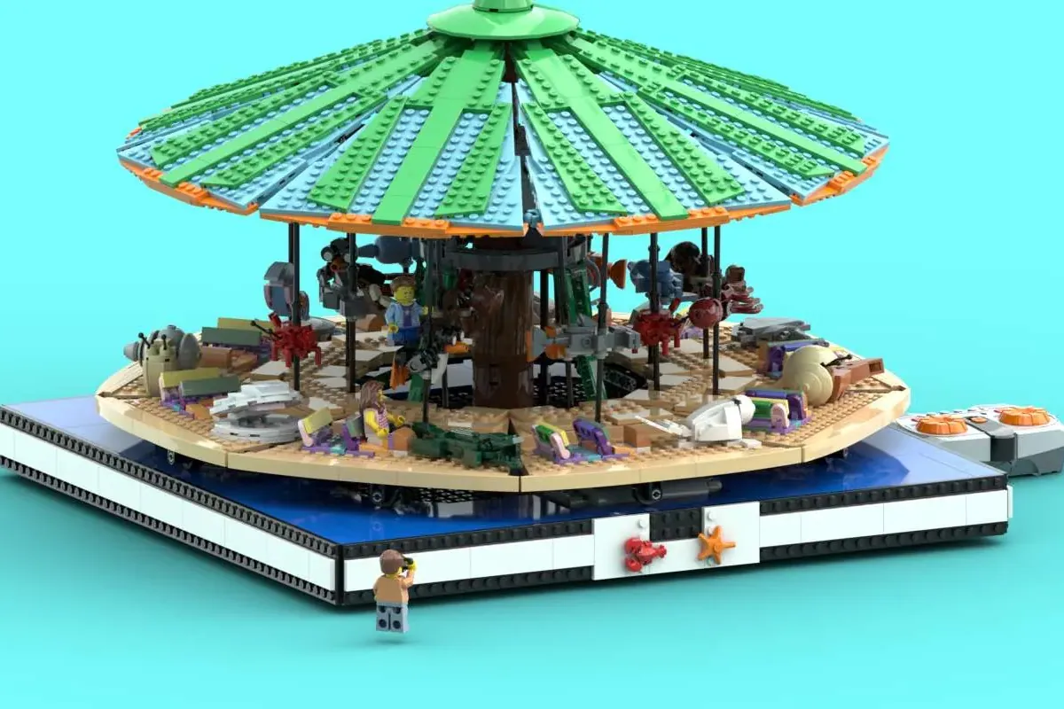 Lego carousel sales power functions