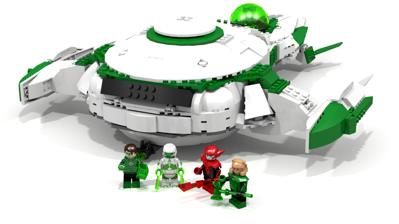 LEGO IDEAS Green Lantern Interceptor The animated Series