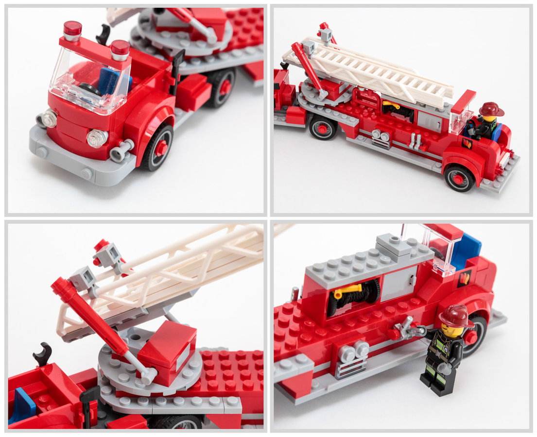 old lego fire truck