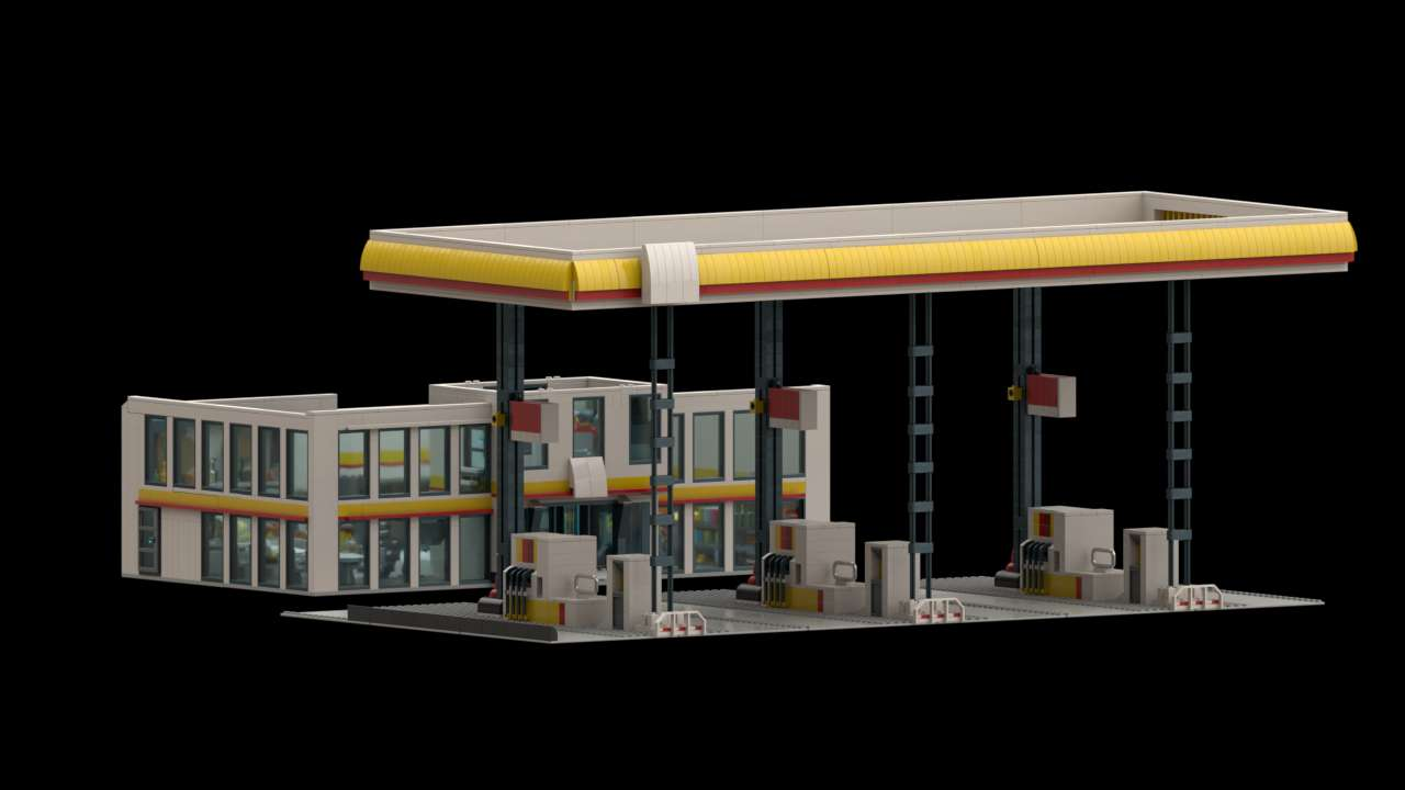 LEGO IDEAS Gas Station SHELL