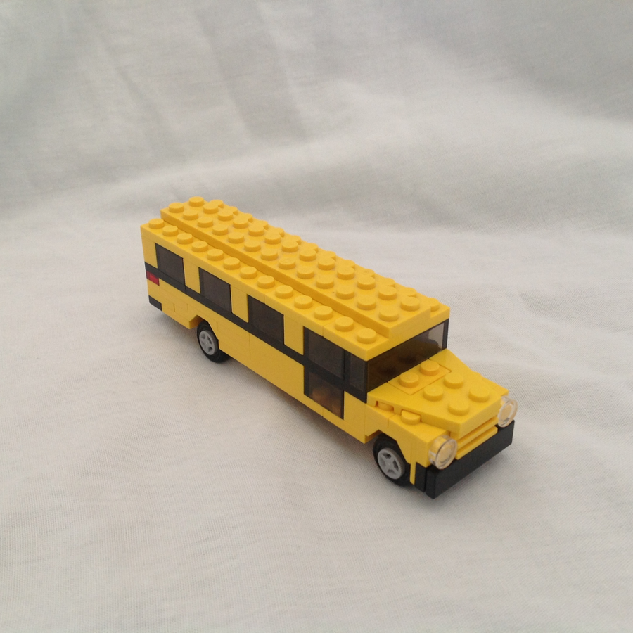 how to build a lego school bus