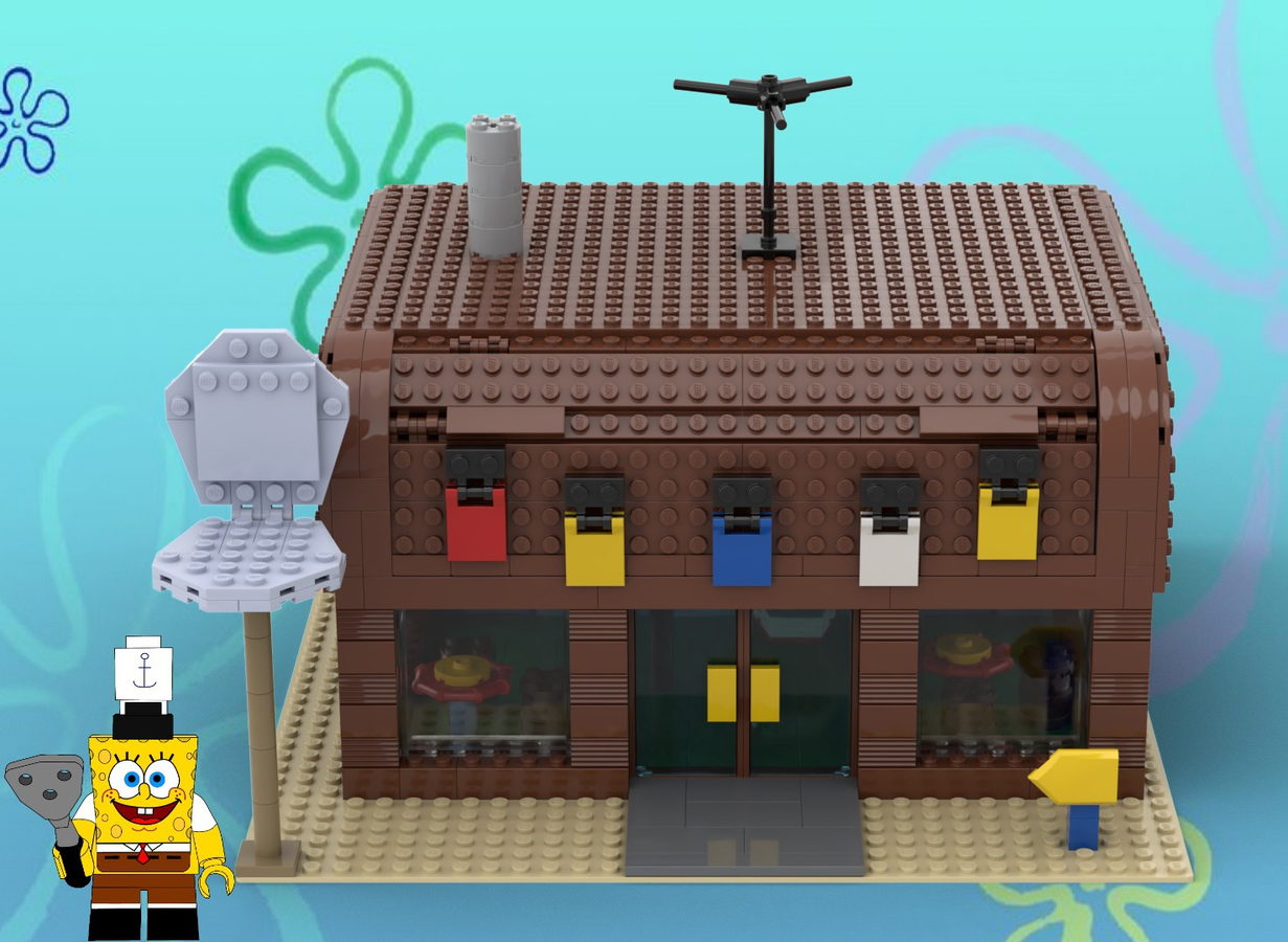 Spongebob krusty store krab lego set