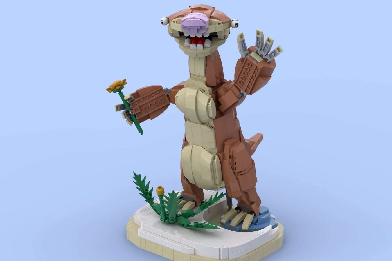 Sloth hot sale lego set