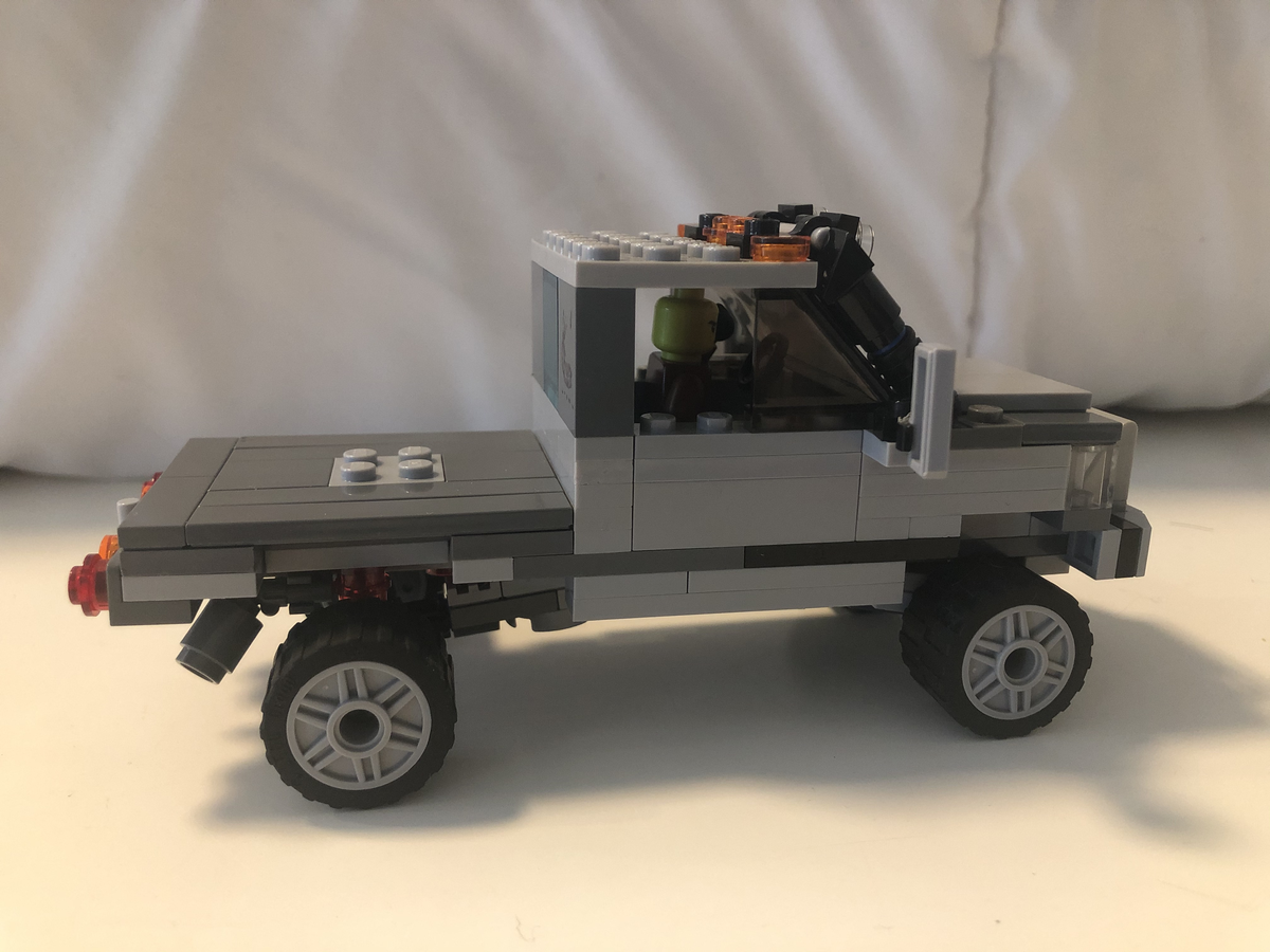 Lego Flatbed Truck With Trailer