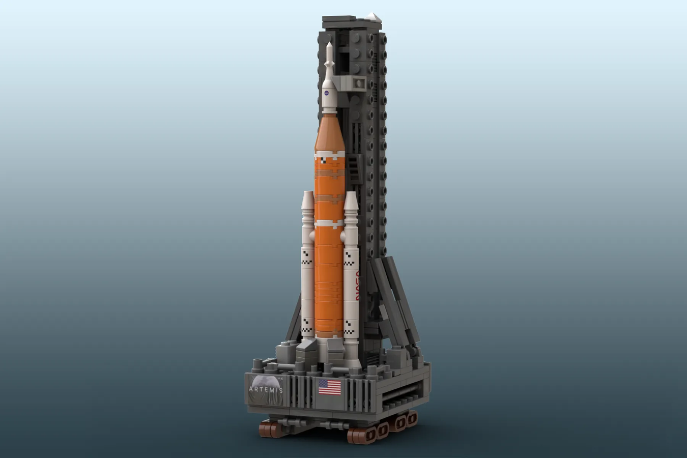 LEGO IDEAS Around the Moon With NASA’s First Launch of SLS