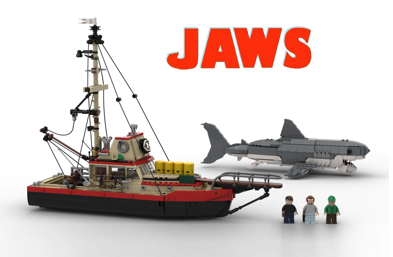 jaws orca boat toy