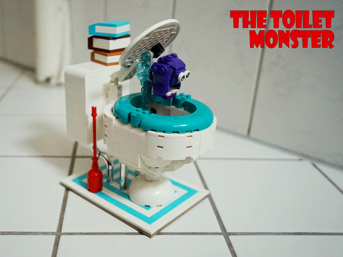 LEGO IDEAS - Scary Photography - The Toilet Monster!