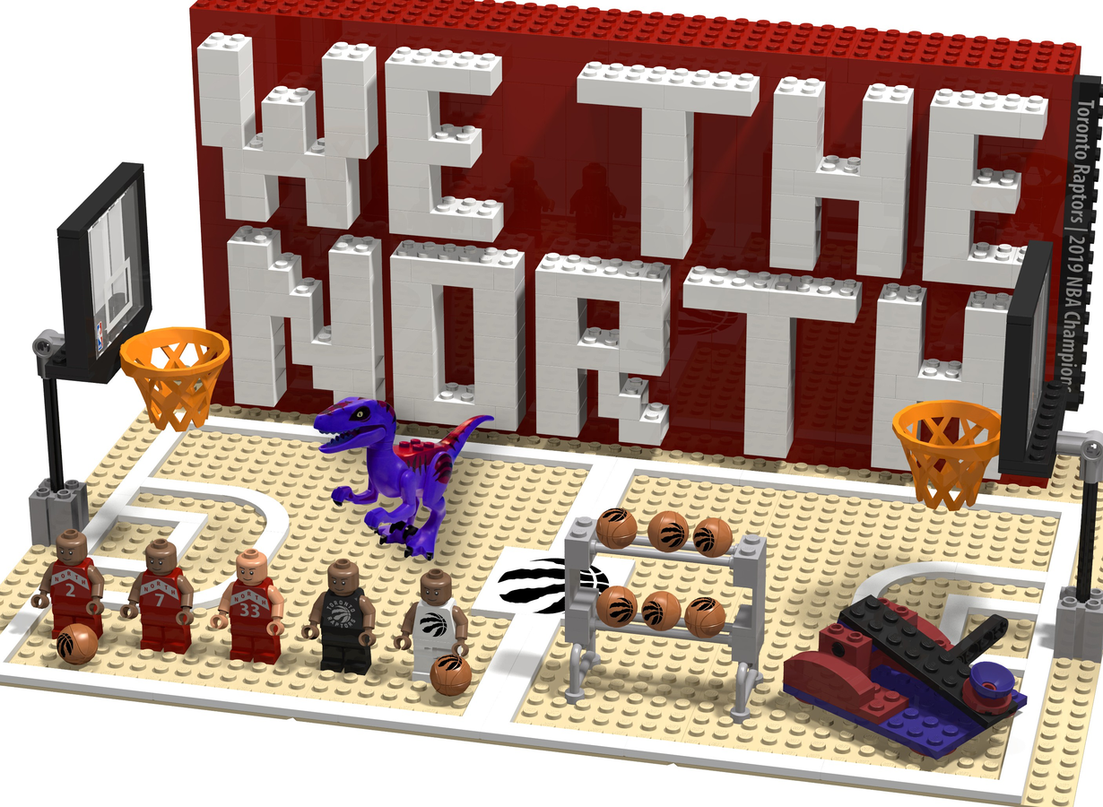 LEGO IDEAS - WE THE NORTH Basketball Shooter - Toronto Raptors