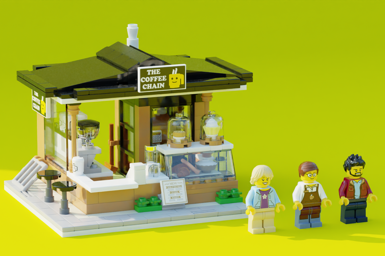 Lego coffee shop set new arrivals