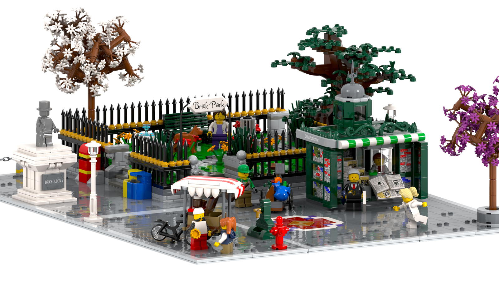 All lego best sale modular buildings connected