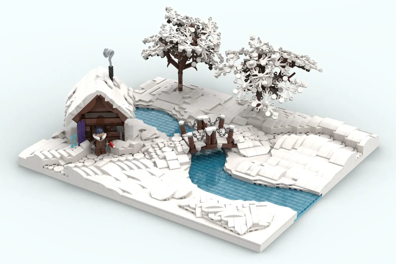 LEGO IDEAS Norwegian Winter Scene