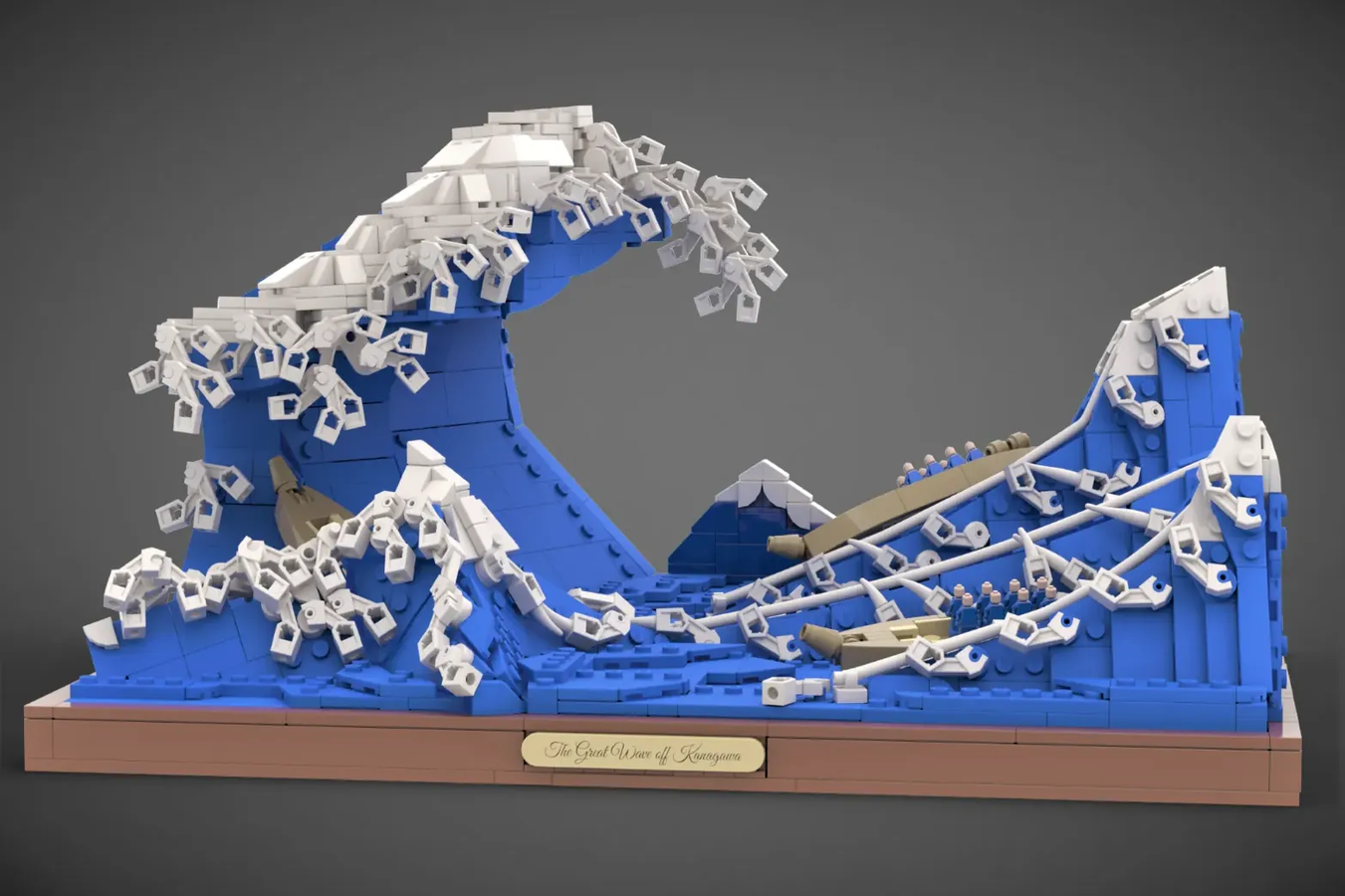 Japanese LEGO Master - 'The Great Wave off Kanagawa?