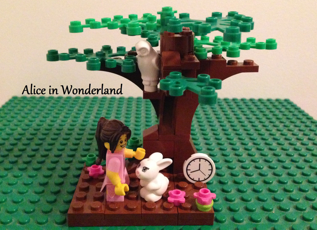 Alice in Wonderland Pop-up Book, My entry for the Lego Idea…