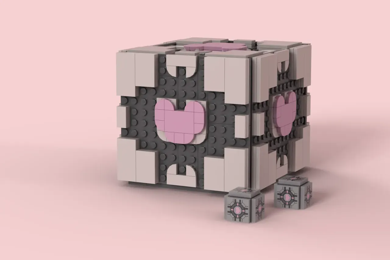 LEGO IDEAS - Companion Cube-Portal