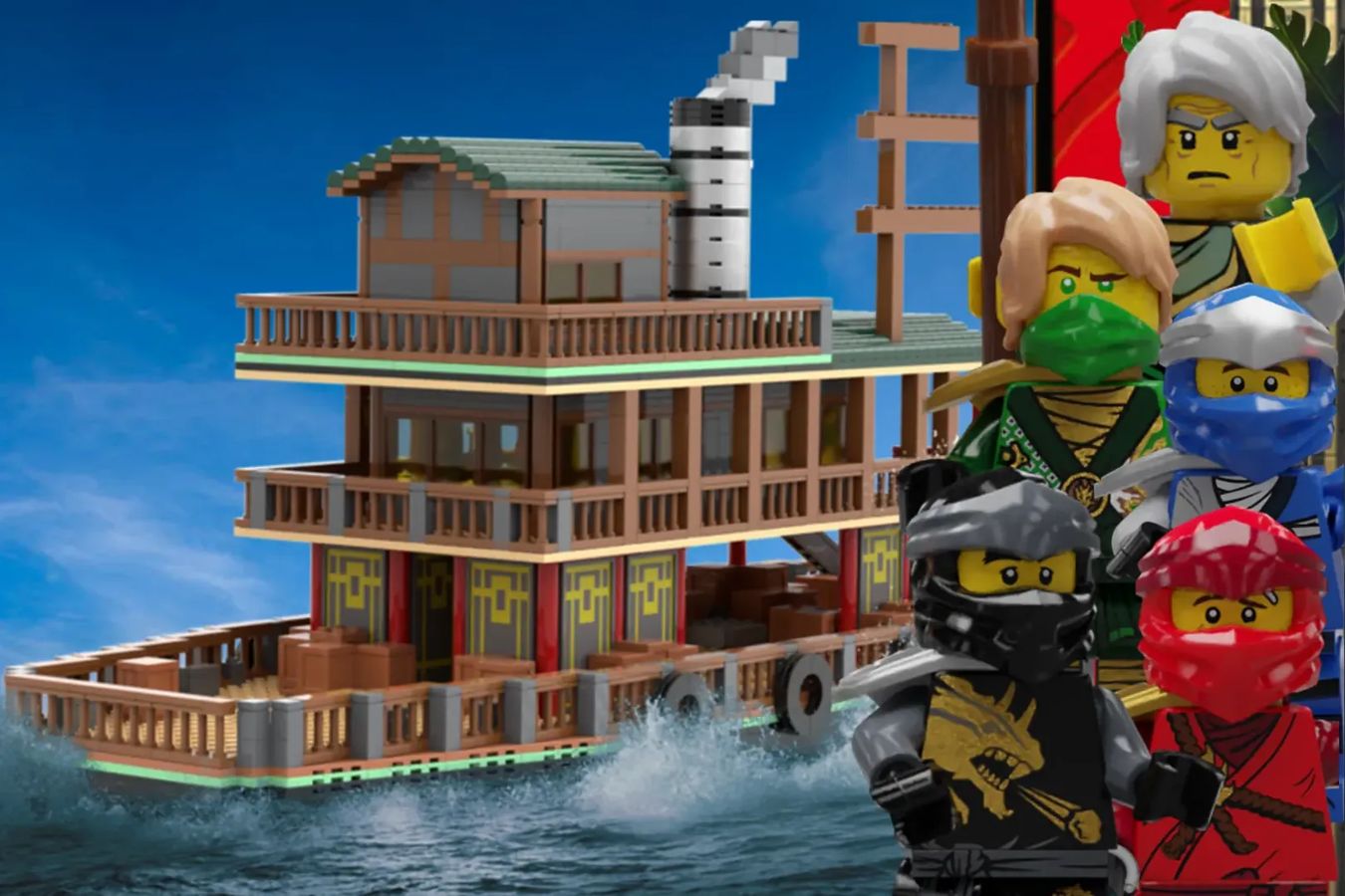 Lego ninjago chen's island sets sale