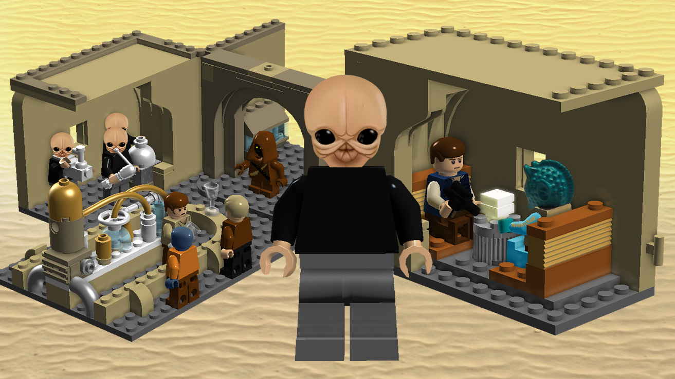 Lego star discount wars cantina band