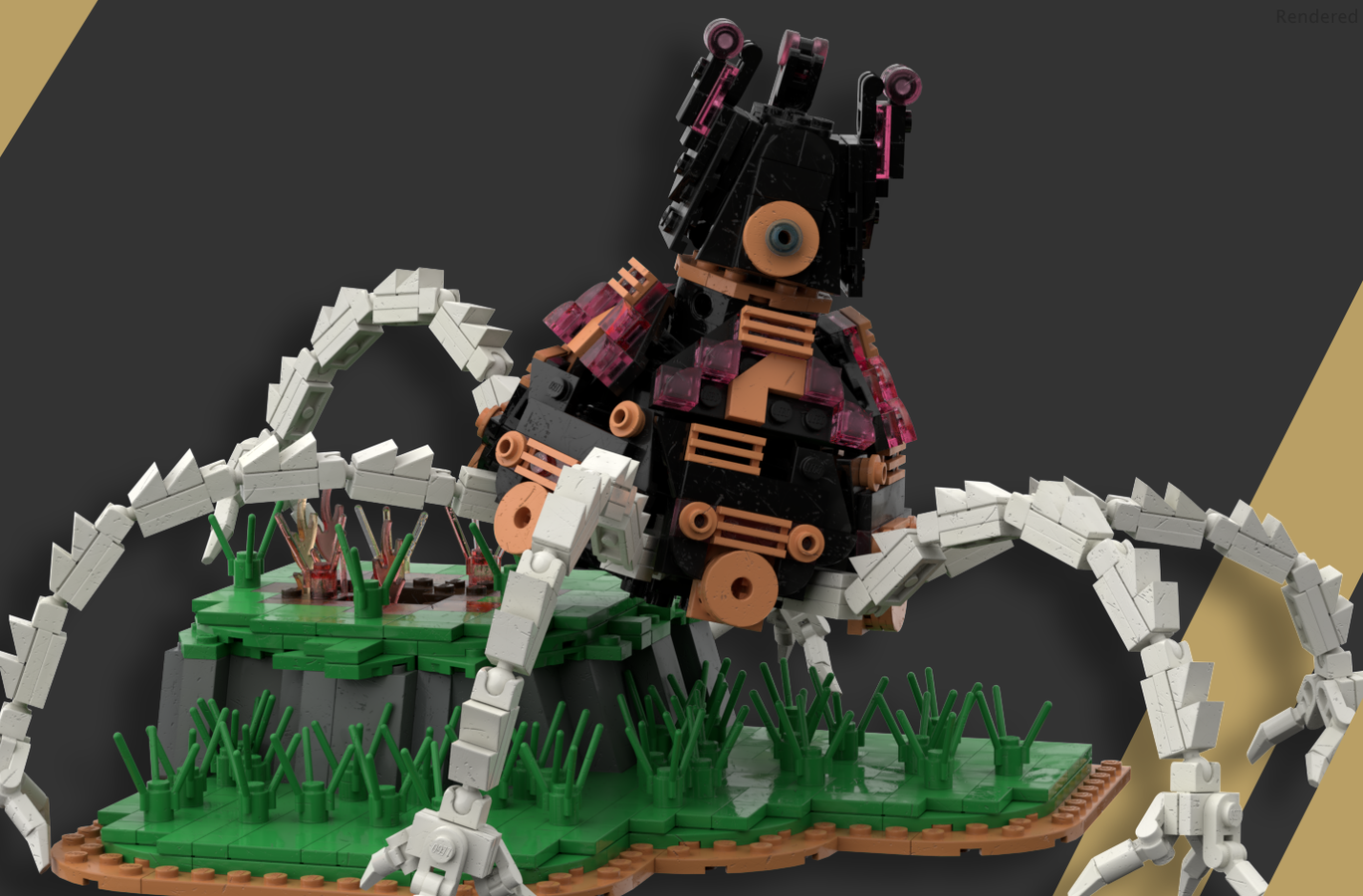 LEGO IDEAS - The Legend of Zelda Guardian (Minifigure Scale)