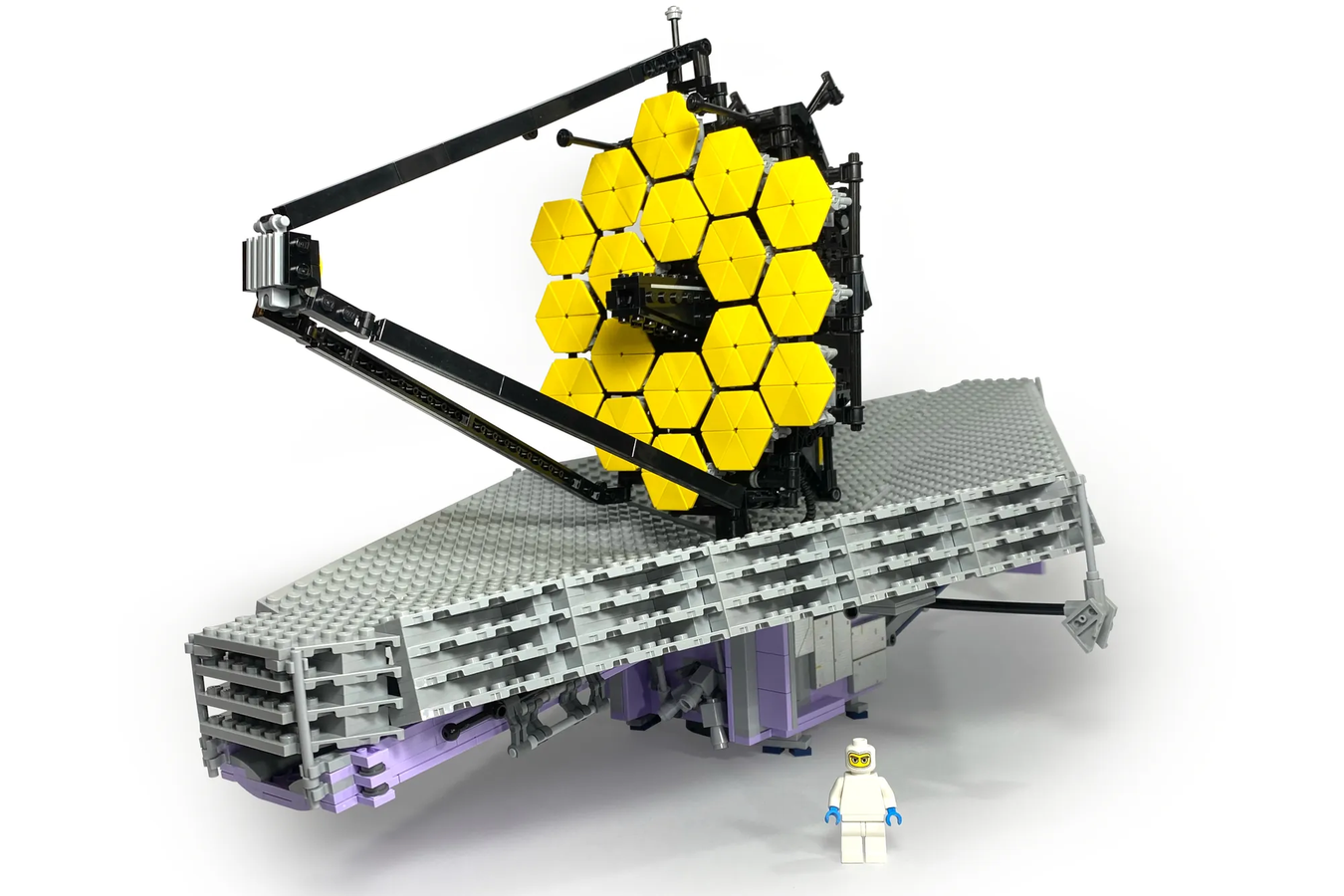 LEGO replica of the NASA James Webb Space Telescope comes with the