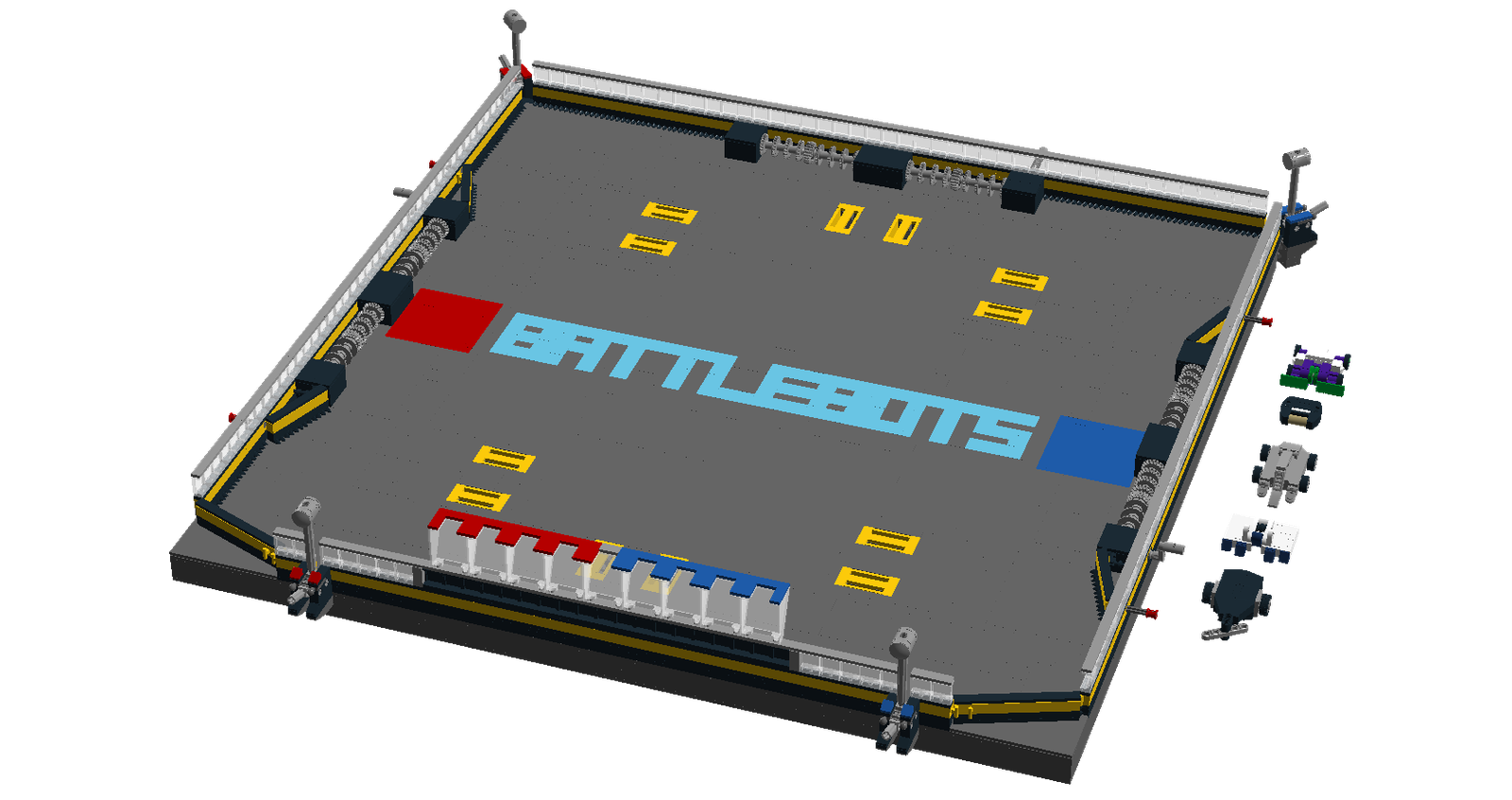 LEGO IDEAS BattleBots BattleBox And Robots