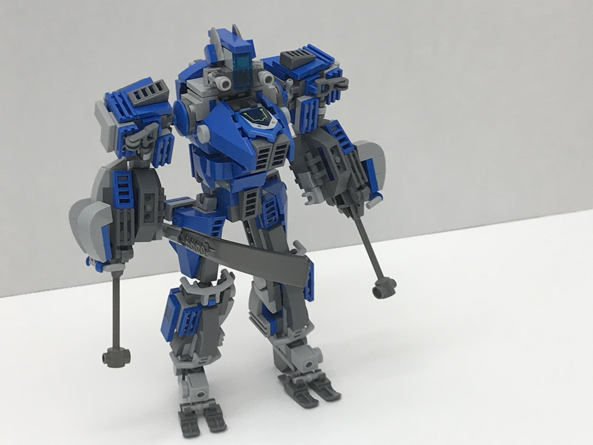 Lego best sale blue robot