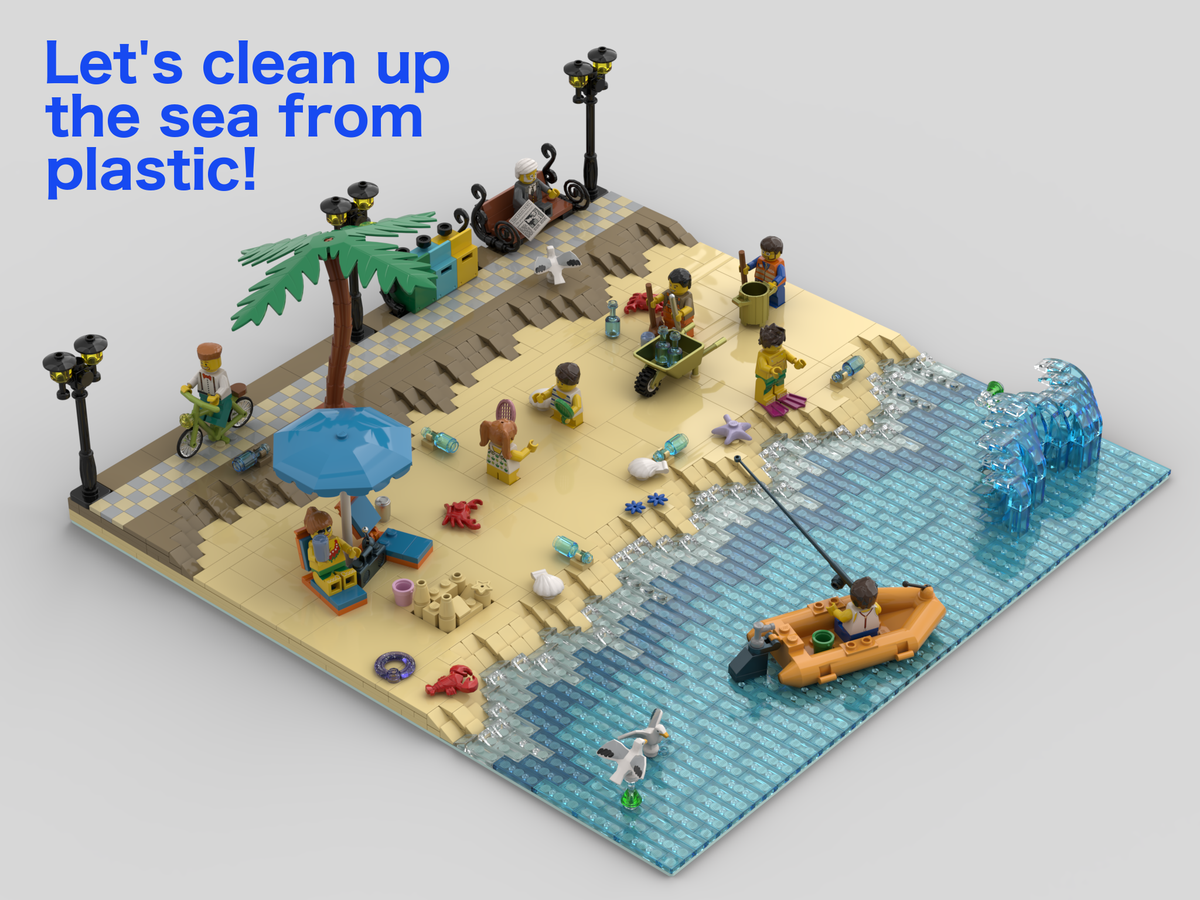 LEGO IDEAS Let's Clean Up The Sea From Plastic
