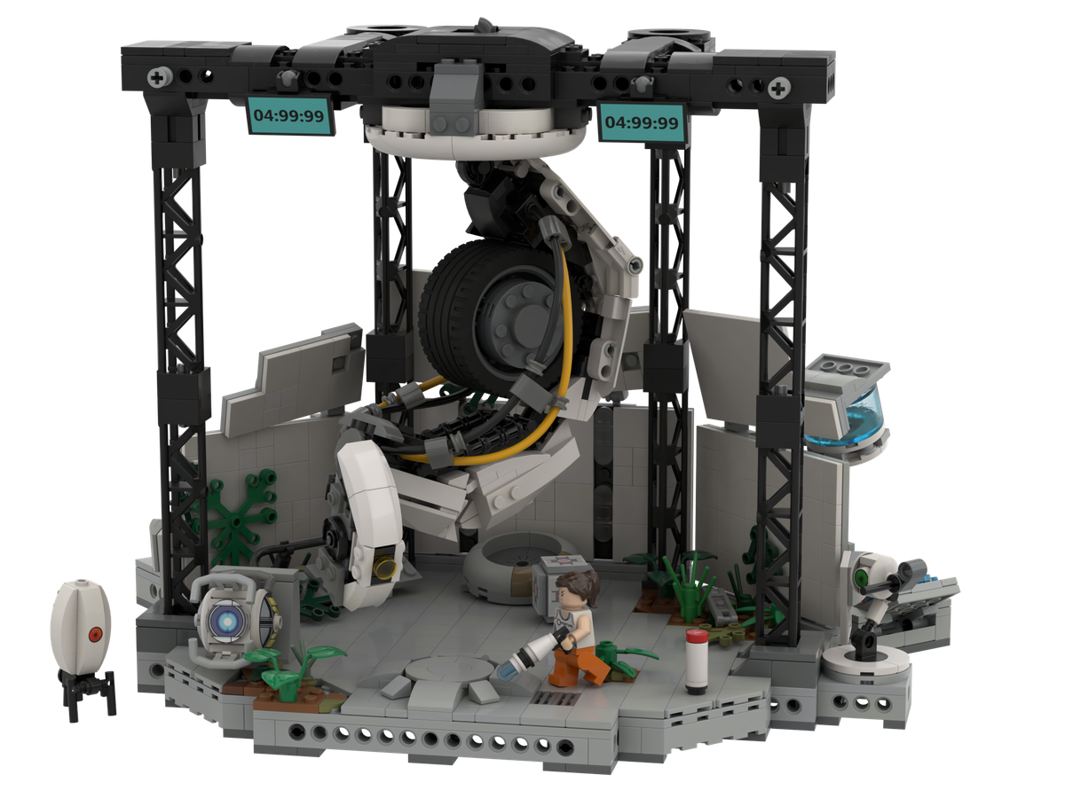 Lego dimensions a portal 2 adventure all cut scenes ending portal 2 level pack фото 24