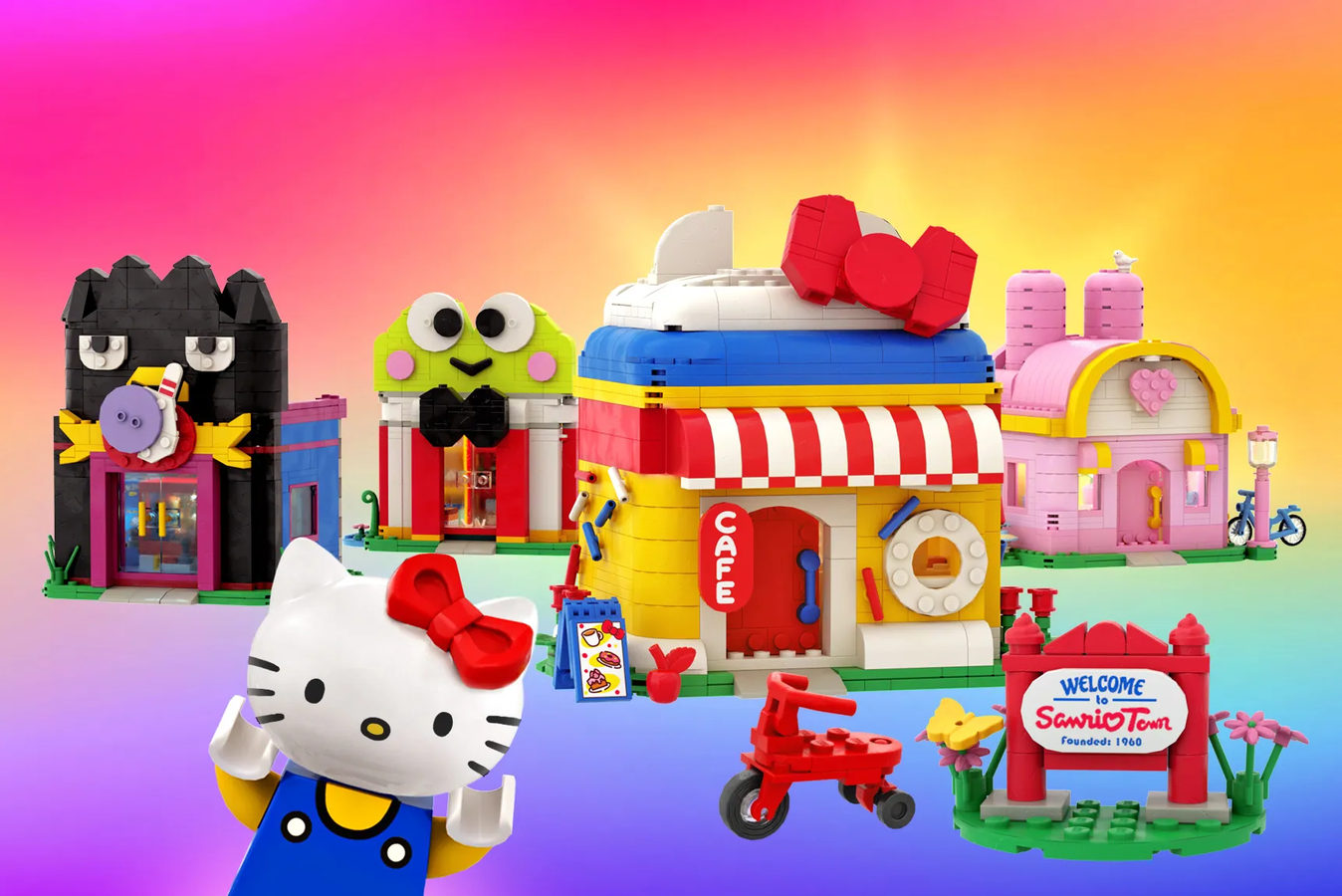 Hello Kitty Compatible Lego House