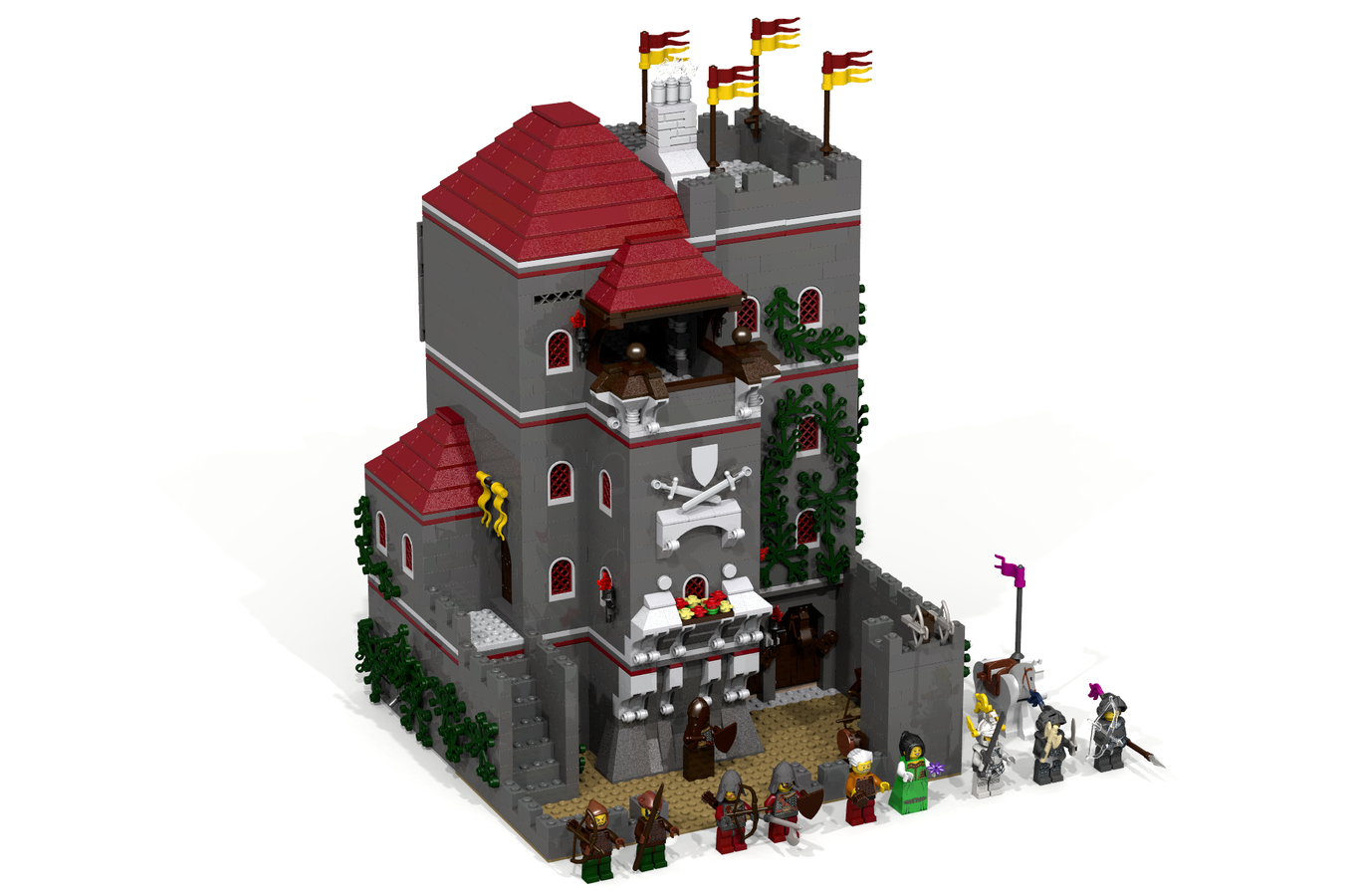 Lego castle online hill