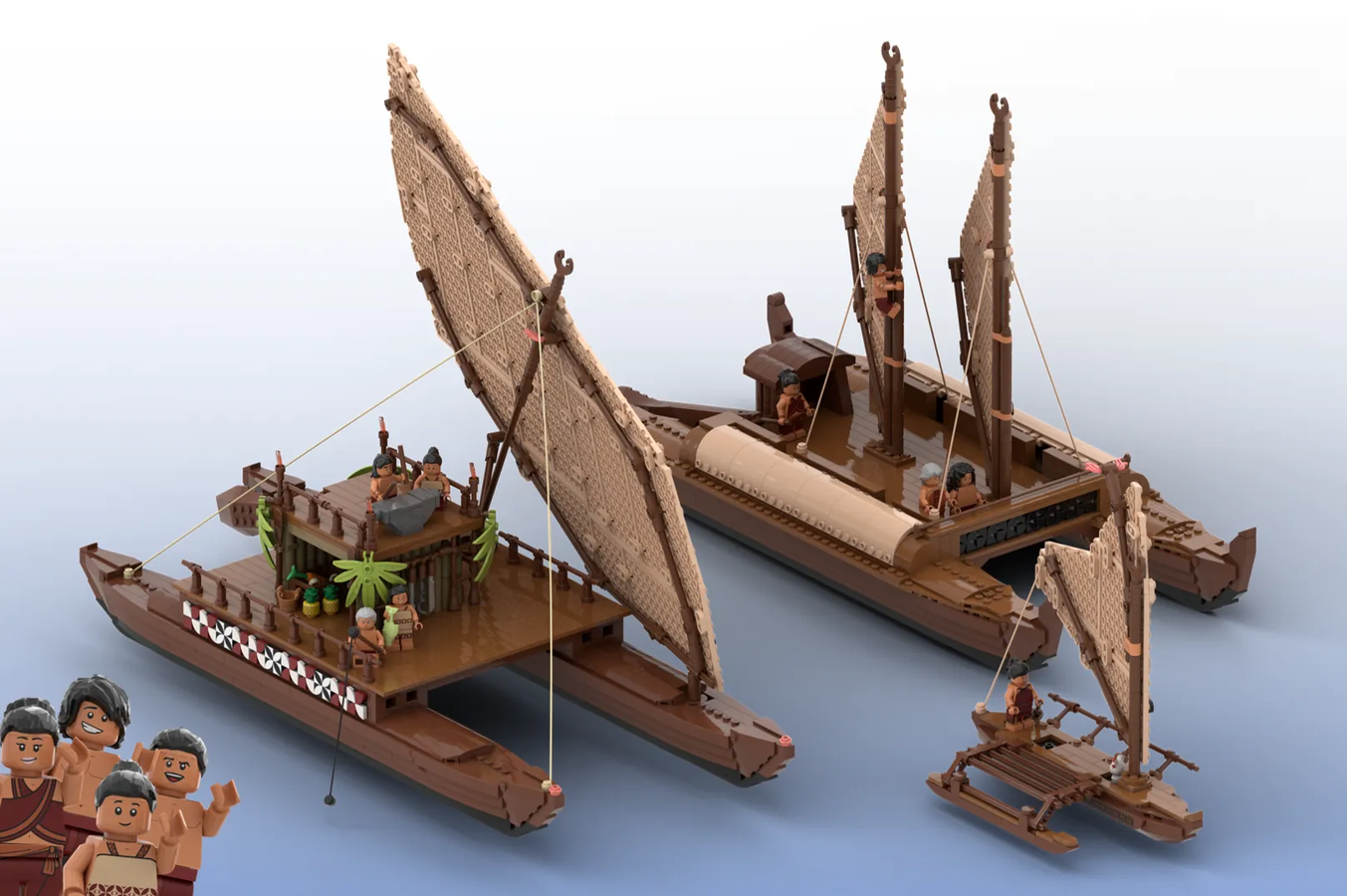 Lego canoe online set