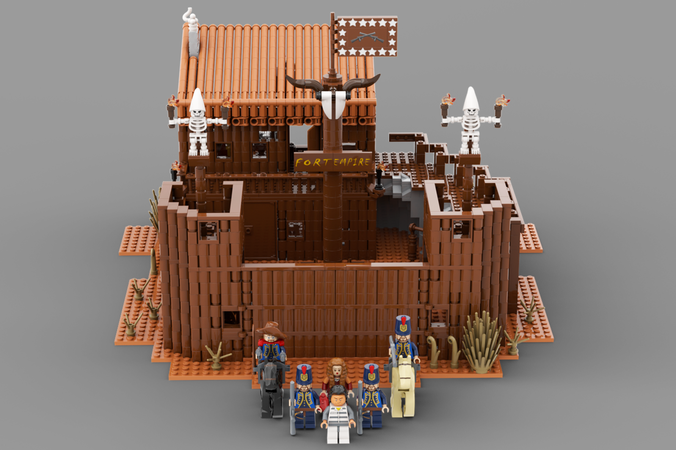 Giant best sale lego fort