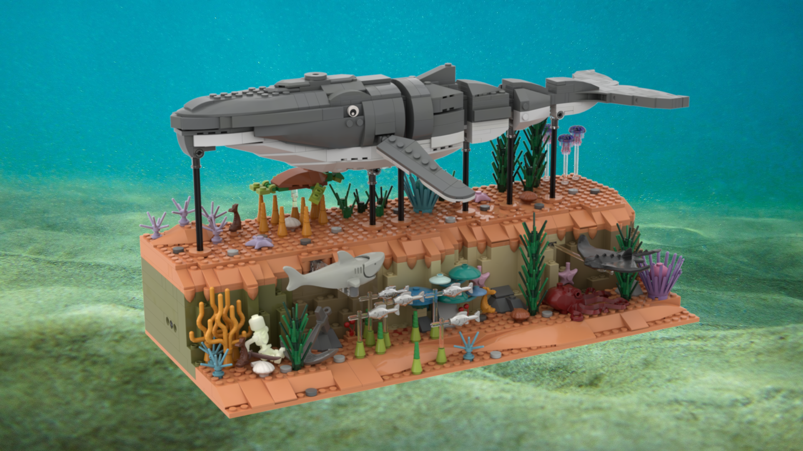 Lego whale store