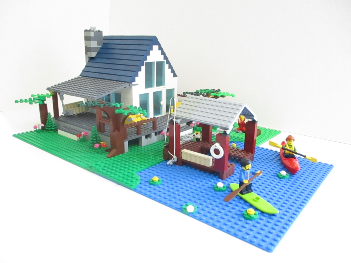 Lego lake house sale