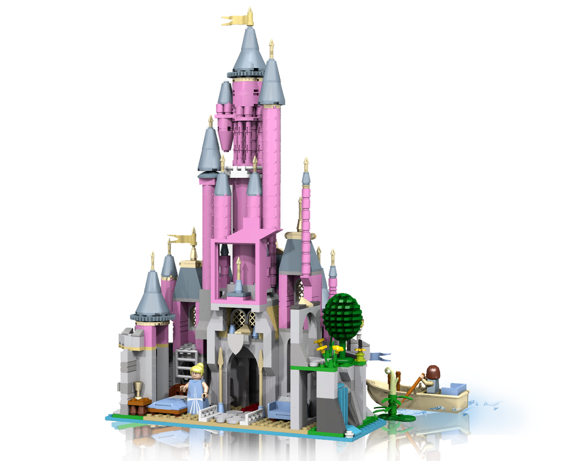 Disneyland best sale castle lego