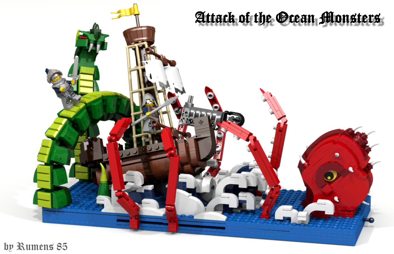 Lego kraken toys new arrivals