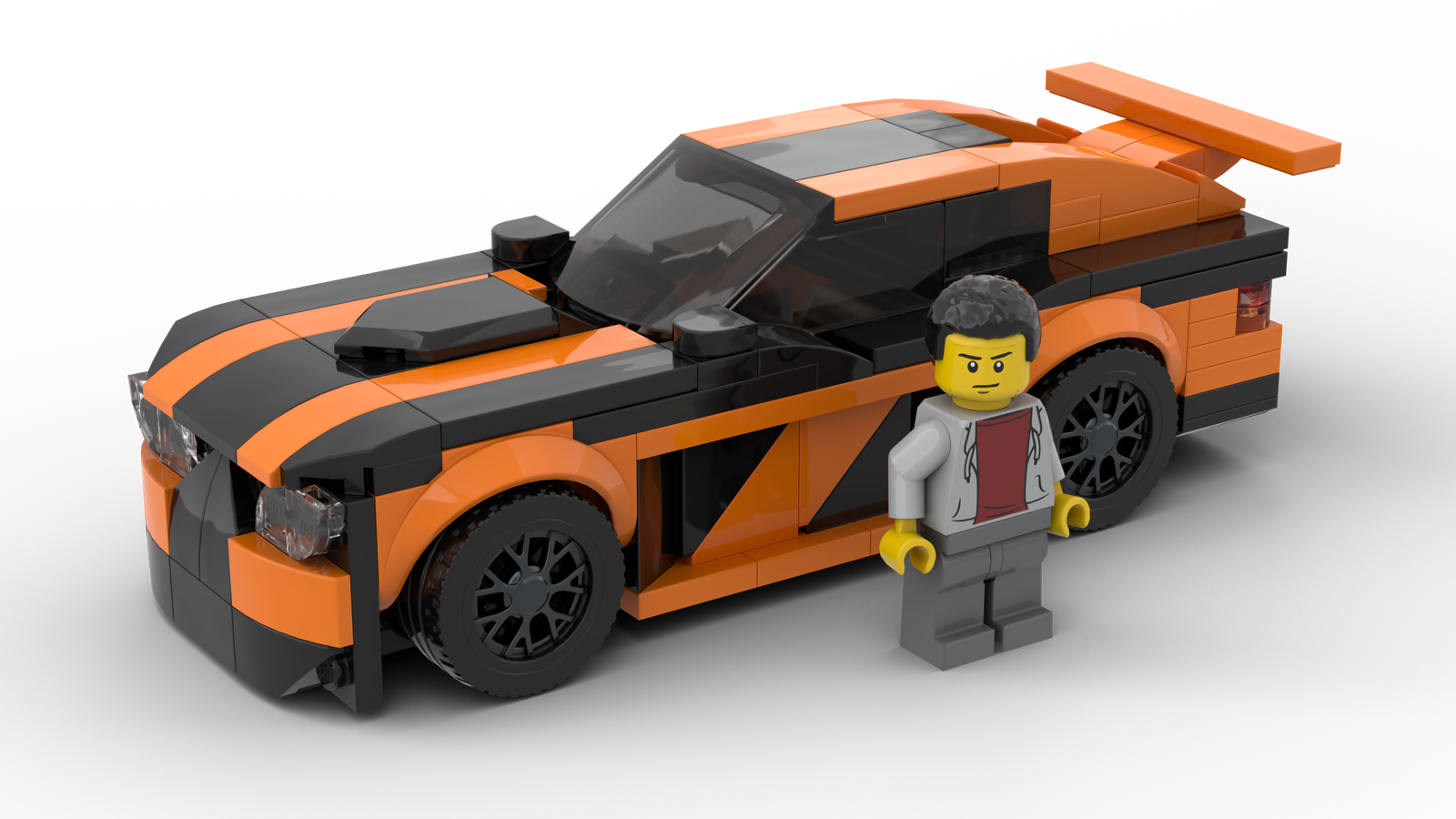 a real lego car