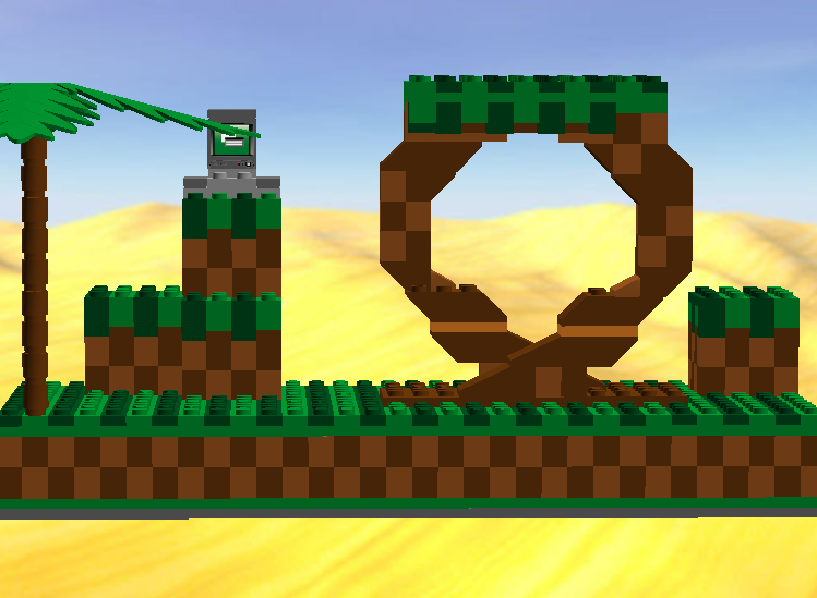 lego minecraft sonic