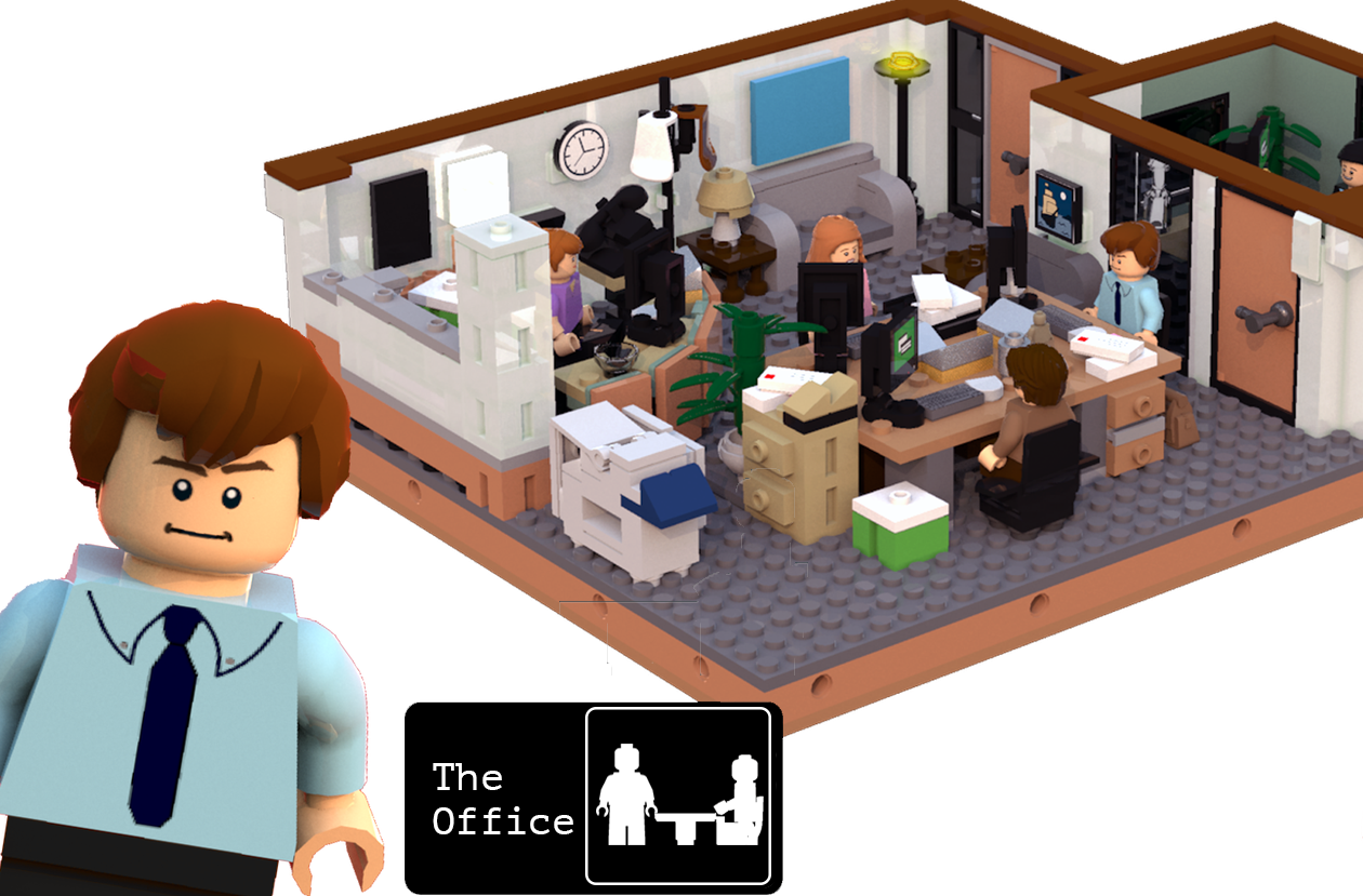 The office pam lego figure hot sale