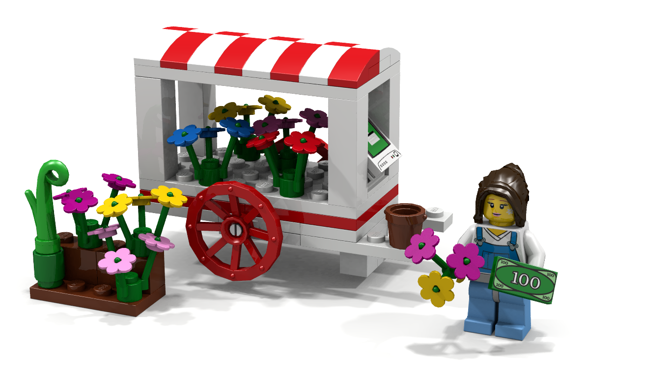 LEGO IDEAS The Flower Seller