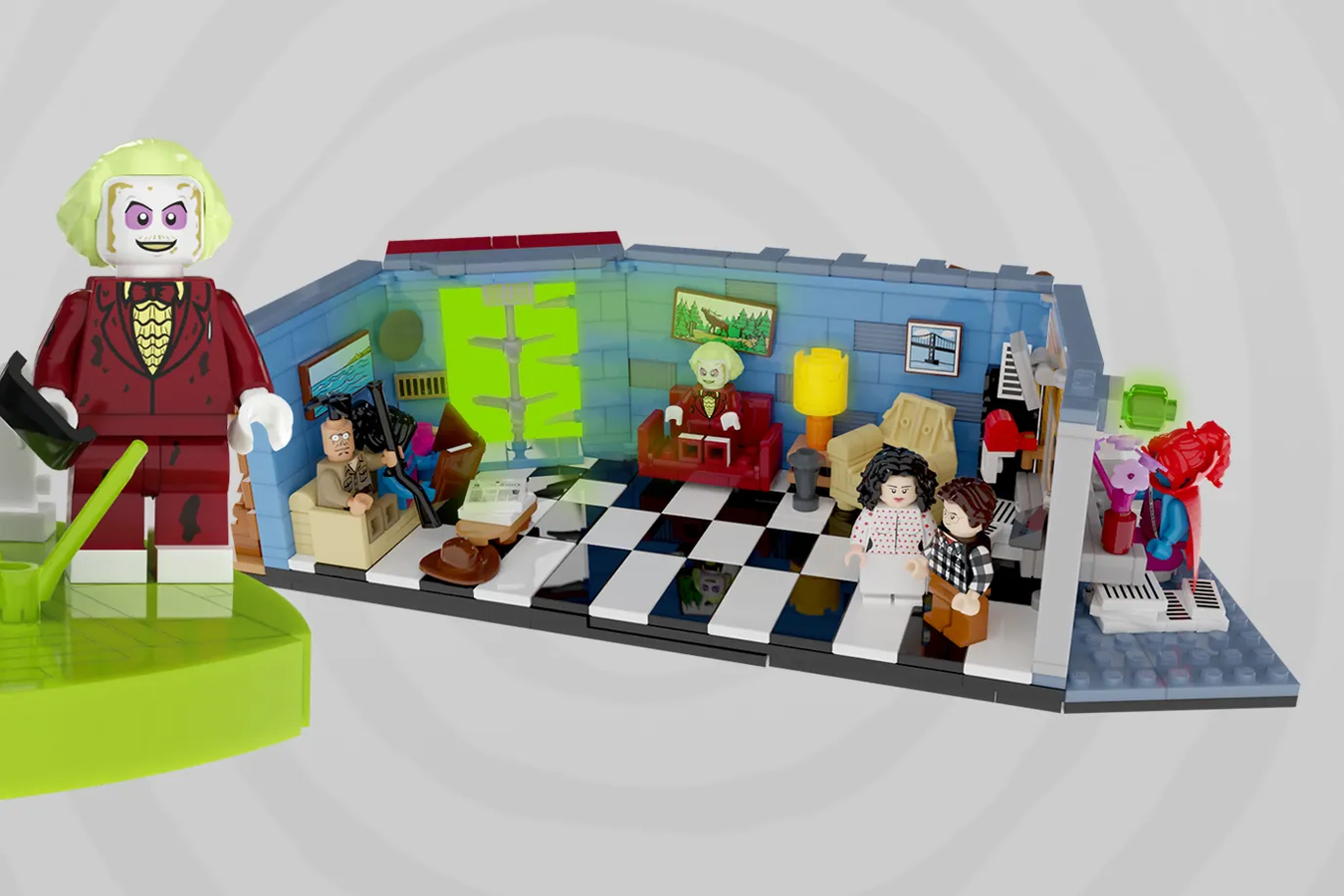 Lego best sale beetlejuice minifigure