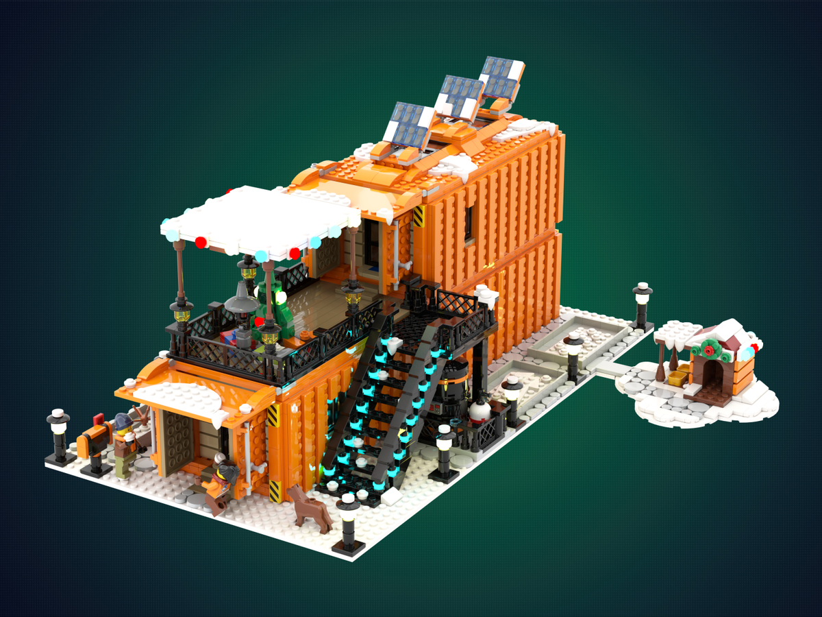 Mini house online lego