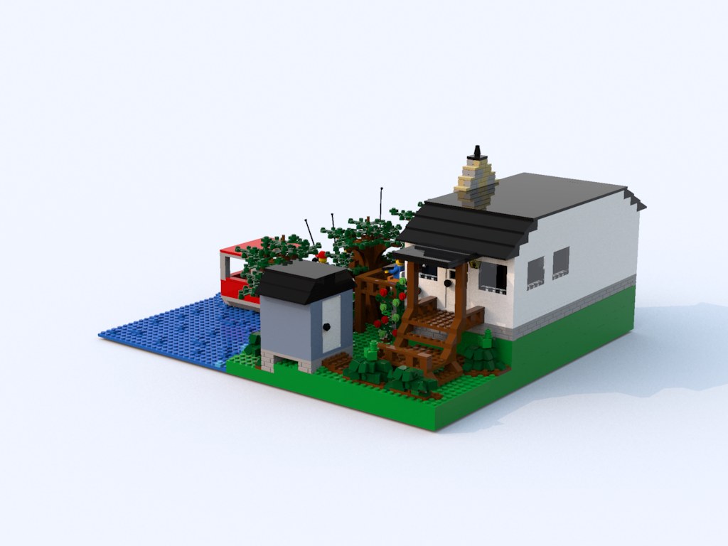 lego pontoon boat