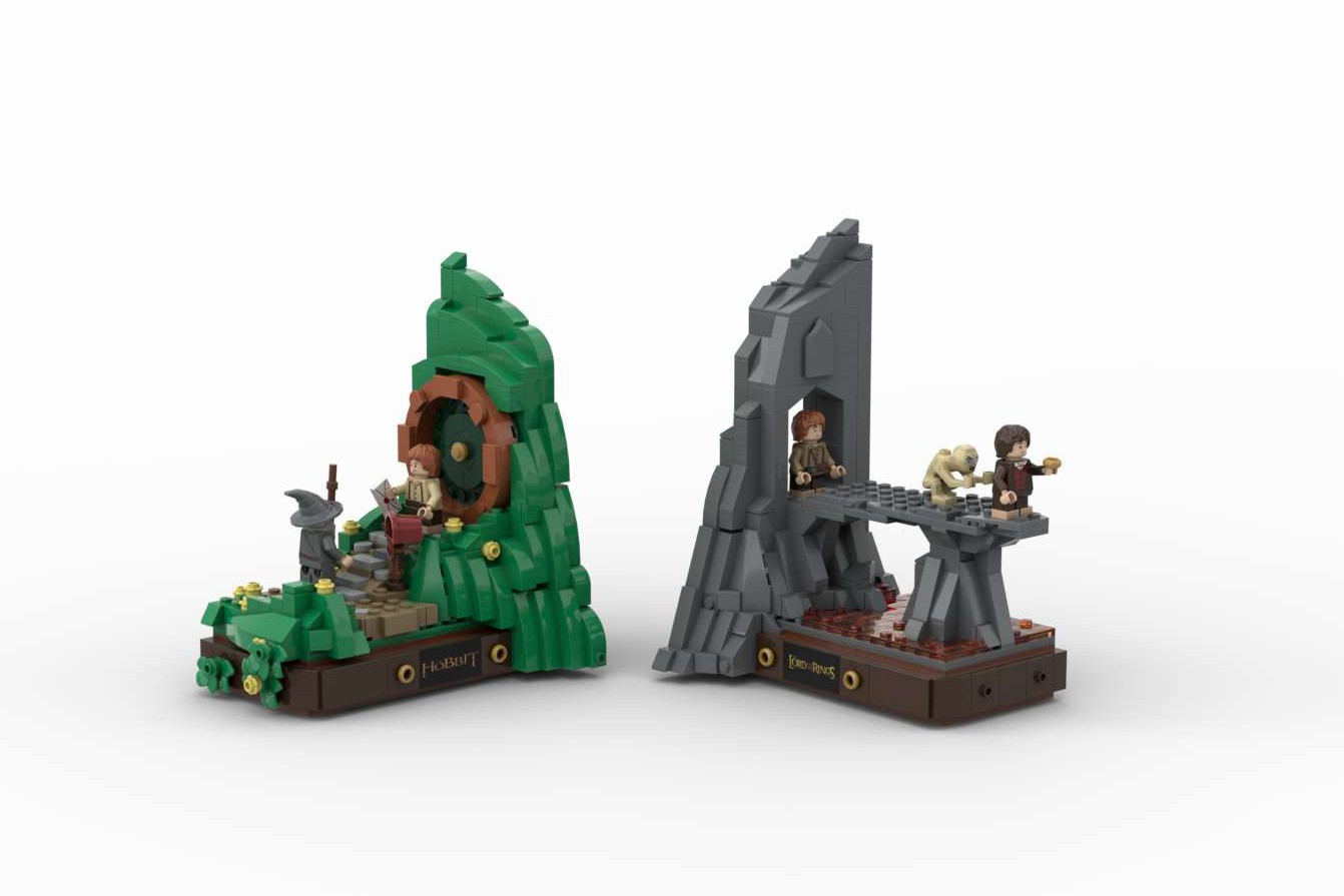 LEGO IDEAS Hobbit and Lord of the Rings Book Ends