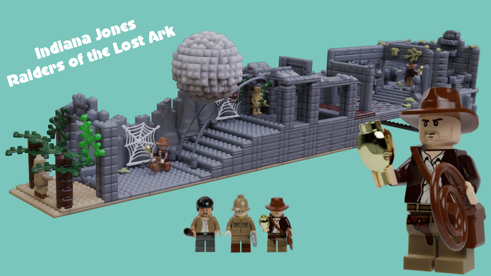 LEGO Brings Indiana Jones And Raiders Of The Lost Ark To Life With  Incredible Engineering And Detail