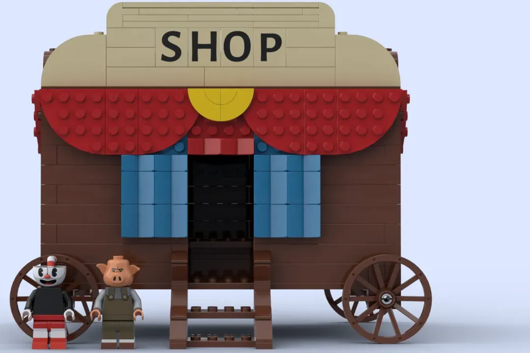 LEGO IDEAS Cuphead Porkrind's Emporium