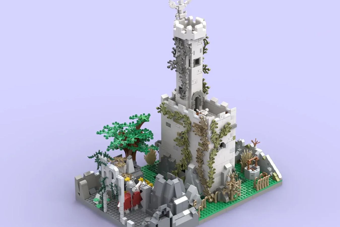 Lego 2024 castle ruins