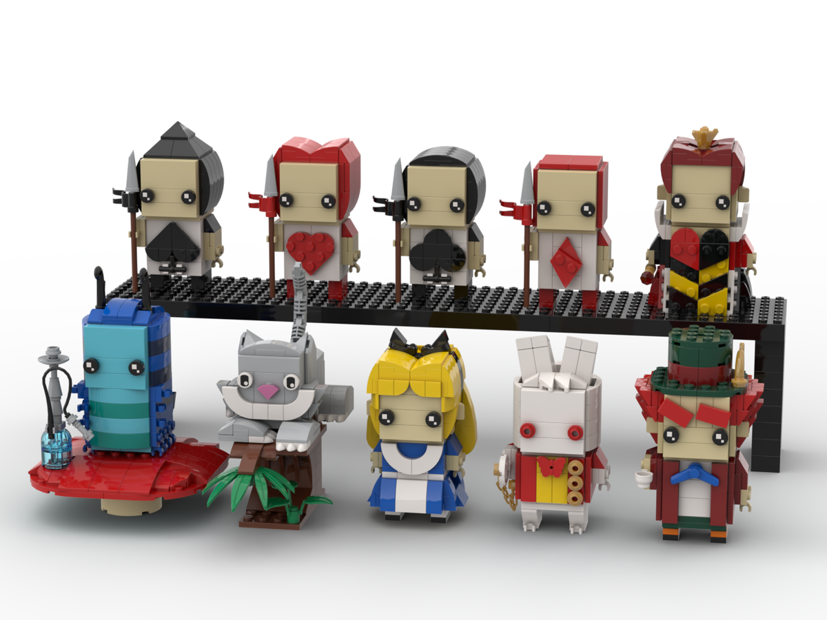 LEGO MOC Alice in Wonderland Brickheadz Collection by DrBrickheadz